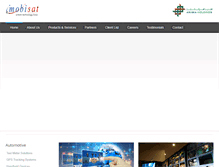 Tablet Screenshot of mobisat.ae